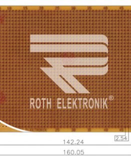 Едностранна универсална платка RE220-HP 100×160мм