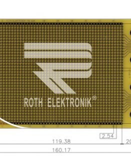 Едностранна универсална платка RE224-LF 100×160мм Едностранна универсална платка RE224-LF 100×160мм