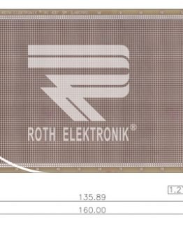 Двустранна универсална платка RE437-LF 100×160мм Двустранна универсална платка RE437-LF 100×160мм