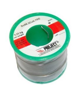 Тинол PROJECT 1мм 250гр Sn99.3/Cu0.7 5-канала
