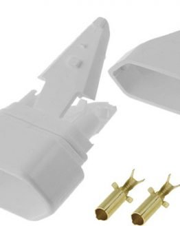 Бяло плоскo гнездо 250VAC/2.5A