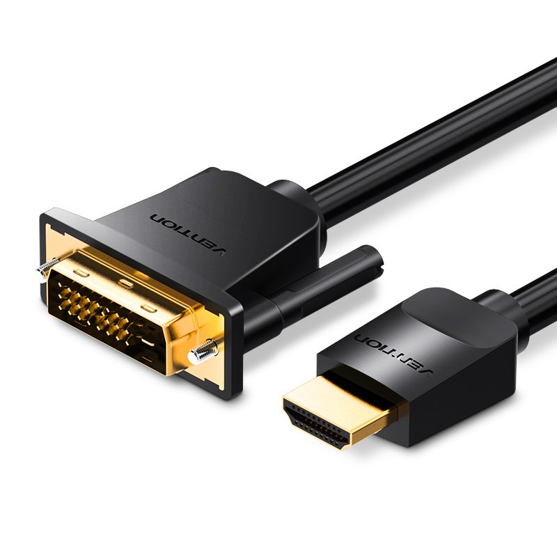 Кабел DVI-D /18+1/-HDMI ABFBG VENTION 1.5м