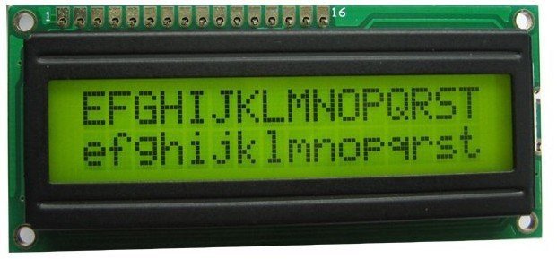LCD дисплей 1602A 16x2 LED подсветка