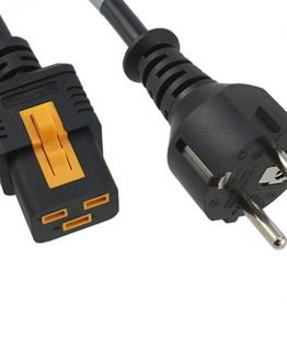 Захранващ кабел 3x1.5мм2 C19 2м