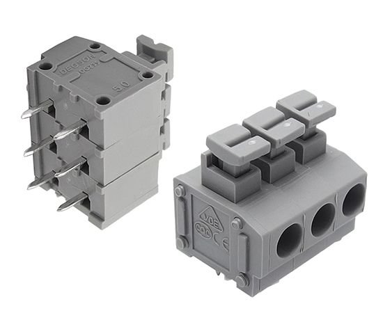 Клема за платка DG235-5.0-03P 3пина 300V/8A 5мм