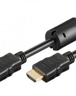 Кабел HQ HDMI/HDMI мъжки 10м, черен