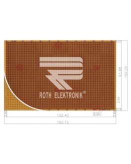 Едностранна универсална платка RE200-HP 100×160мм