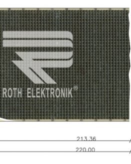 Едностранна универсална платка RE210-S2 100×220мм