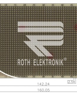Едностранна универсална платка RE220-LF 100×160мм