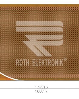 Едностранна универсална платка RE318-HP 100×160мм