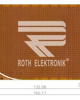 Едностранна универсална платка RE320-HP 100×160мм