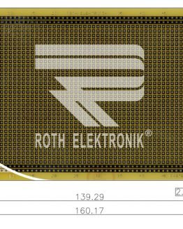 Едностранна универсална платка RE323-LF 100×160мм