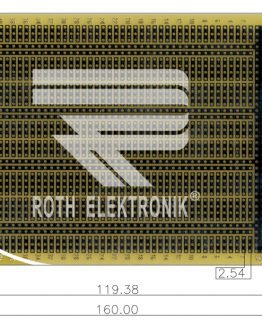 Едностранна универсална платка RE330-LF 100×160мм