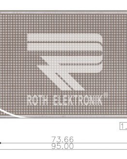 Двустранна универсална платка RE435-LF 53×95мм