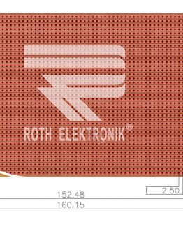Едностранна универсална платка RE500-HP 100×160мм