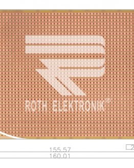 Едностранна универсална платка RE520-HP 100×160мм