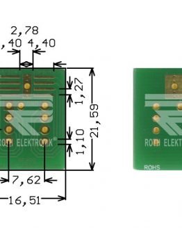 Преходна платка RE899 SOIC/SOP-8 16.51×21.59мм