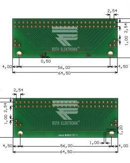 Преходна платка RE918 Molex FPC/FFC 64.5×24мм