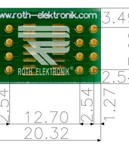 Преходна платка RE932-04 SO16 13.5×20.5мм