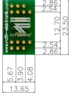 Преходна платка RE933-02 TSSOP14 13.5×23.5мм
