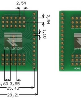 Преходна платка RE936-06 SSOP28/TSSOP28 29.21×36.83мм
