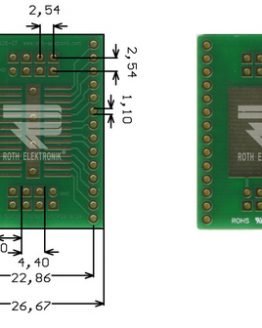Преходна платка RE936-07 26.67×36.83мм