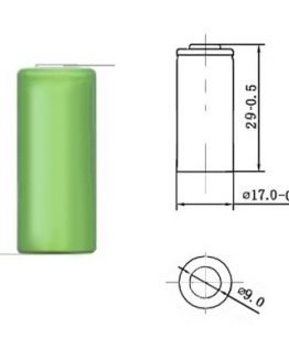 Батерия 2/3A 1.2V 1000mAh Ni-MH /изводи/