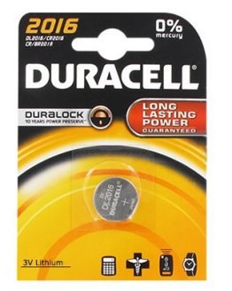 Литиева батерия DURACELL 3V CR2016 /DL2016/