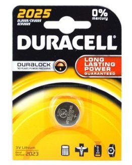 Литиева батерия DURACELL 3V CR2025 /DL2025/