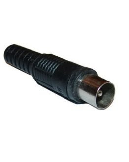 Букса PAL /009/ мъжка кабелна PVC, с протектор