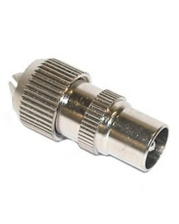 Букса PAL /011/ мъжка кабелна метална