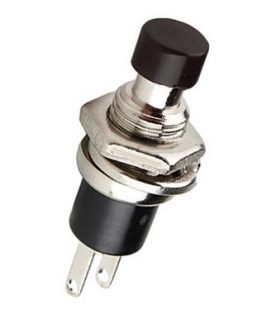 Бутон незадържащ M7 0.5A/250VAC черен