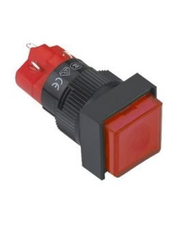 Бутон незадържащ LAS1F-11/R/250 М16 червен
