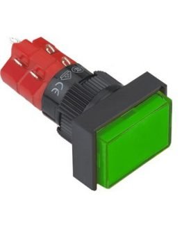 Бутон незадържащ LAS1J-22/G/250 М16 зелен