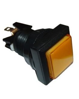 Бутон игрален M24 33х33мм (ON)-ON жълт