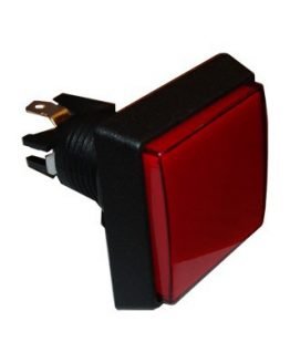 Бутон игрален M24 50х50мм (ON)-ON червен