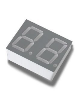 Цифров индикатор двоен KW2-561ASA 14.2мм, общ анод, ЧЕРВЕН