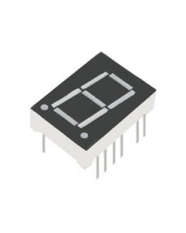 cifrov-indikator-edinichen-cs413h-obshh-katod-cherven Цифров индикатор единичен CS413H, общ катод, ЧЕРВЕН