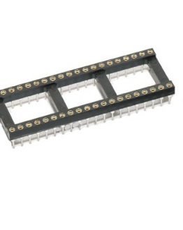 Цокъл DIP 2.54мм 40P 15.24мм цангов