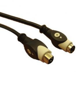 Кабел SVHS мъжки/SVHS мъжки ф5мм 3м