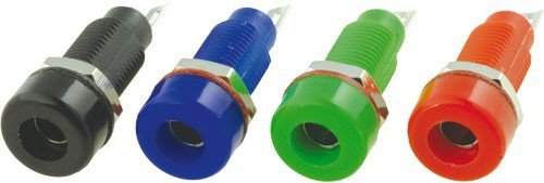 Гнездо за банан щекер R1-22-B 4мм черно