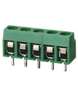 Клема за платка XY126V 10А/250V 1.5мм2 5мм 3-ка, пластина