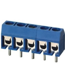 Клема за платка 3пина 5мм 16А/250V 1.5мм2, пластина XY301V