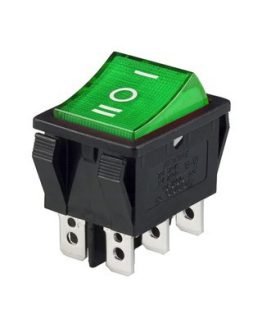 Ключ кобиличен 28х22мм250VAC NEON зелен Ключ кобиличен 28х22мм250VAC NEON зелен