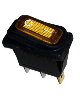 Ключ кобиличен 28х11мм 250VAC/15A жълт Ключ кобиличен 28х11мм 250VAC/15A жълт