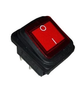 Ключ кобиличен 28х22мм 250VAC/16A червен