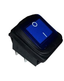 Ключ кобиличен 28х22мм 16A/250VAC син Ключ кобиличен 28х22мм 16A/250VAC син