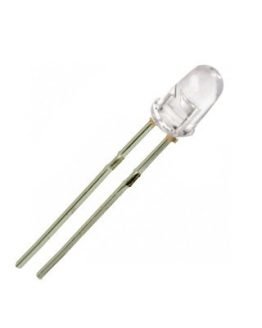 Светодиод, LED диод 3мм L-3U47LBC-T, GaInN 470nm 4500mcd 25deg, СИН прозрачен