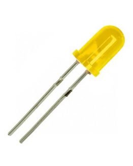 Светодиод, LED диод 5мм L-513YD, GaAsP/GaP 586nm 15mcd 110deg, ЖЪЛТ дифузен