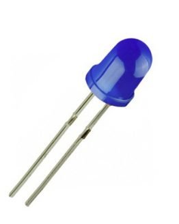 Светодиод, LED диод 5мм OSB5YU5B64A-KL, 470nm 1120mcd 60deg, СИН дифузен